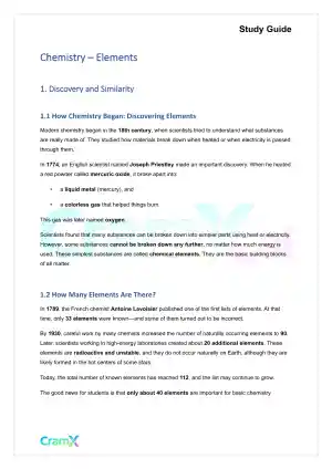 Chemistry - Elements
