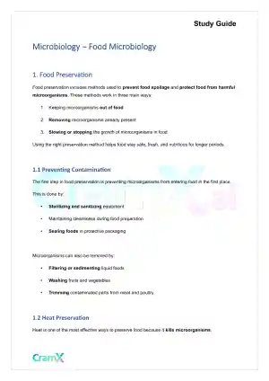 Microbiology - Food Microbiology