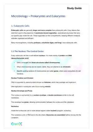 Microbiology - Prokaryotes and Eukaryotes