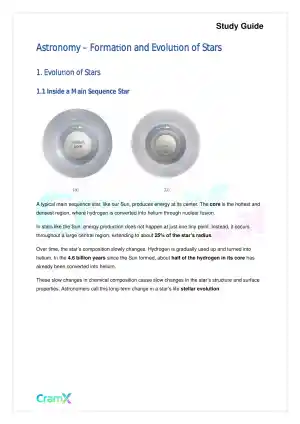 Astronomy - Formation and Evolution of Stars