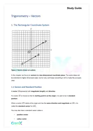 Trigonometry - Vectors