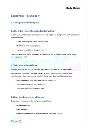 Economics - Monopoly