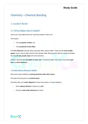Chemistry - Chemical Bonding