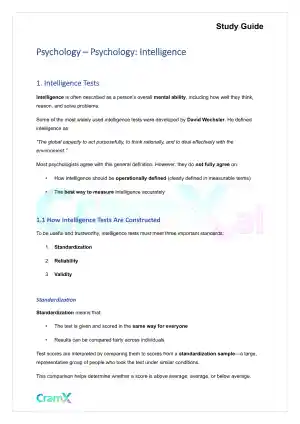 Psychology - Psychology Intelligence