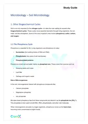 Microbiology - Soil Microbiology