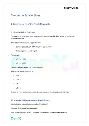 Geometry - Parallel Lines