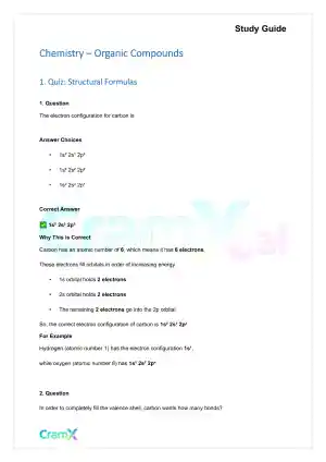 Chemistry - Organic Compounds