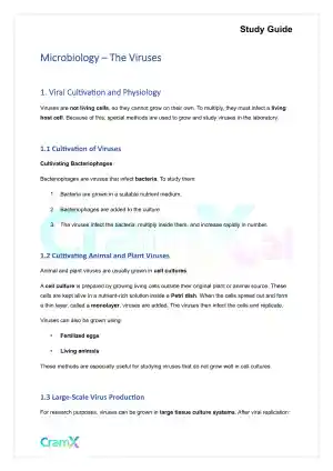 Microbiology - The Viruses