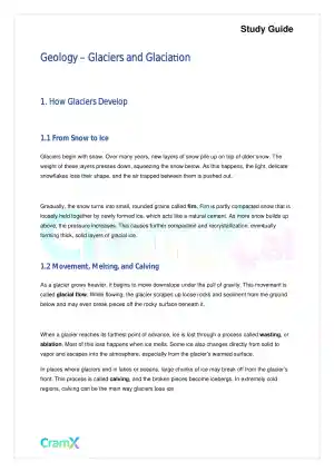 Geology - Glaciers and Glaciation