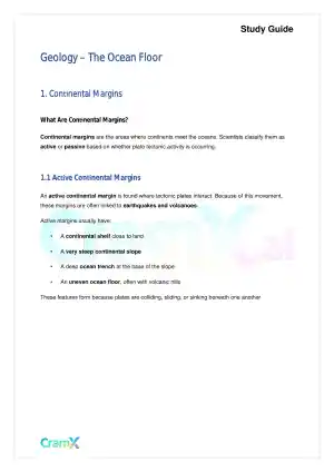 Geology - The Ocean Floor