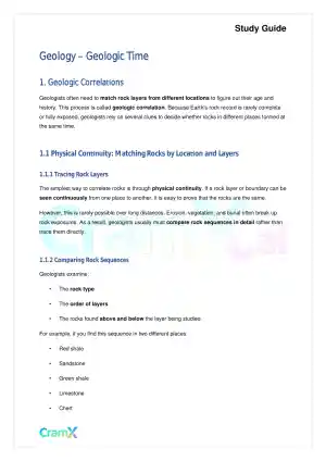 Geology - Geologic Time