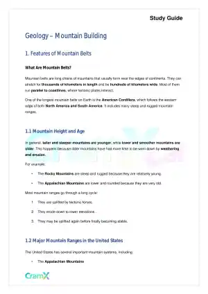 Geology - Mountain Building