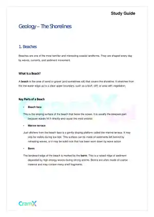 Geology - The Shorelines