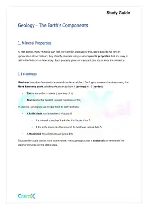 Geology - The Earth's Components