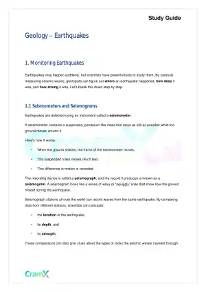 Geology - Earthquakes