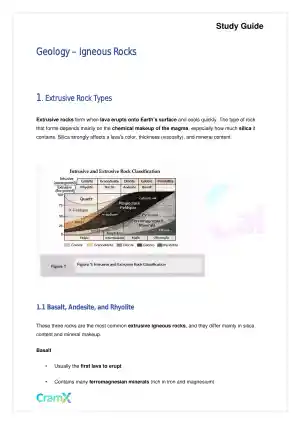 Geology - Igneous Rocks