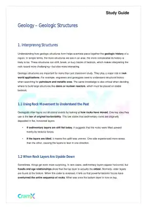 Geology - Geologic Structures