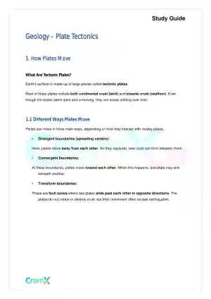 Geology - Plate Tectonics
