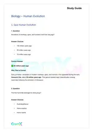 Biology - Human Evolution