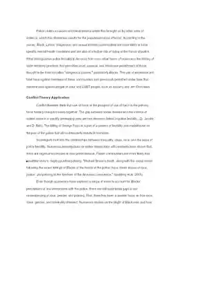 Understanding Police Brutality Sociological Perspe