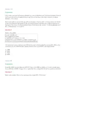 CCNA Basic Questions