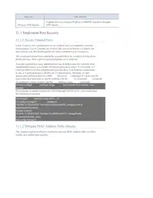 Secure Your Network Master Switch Security Configu