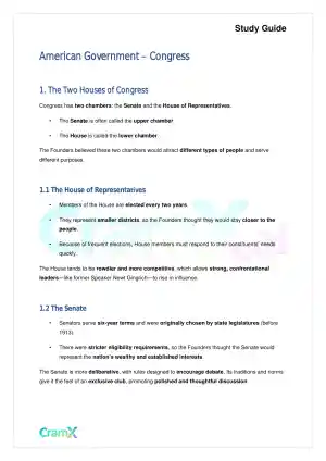 American Government - Congress