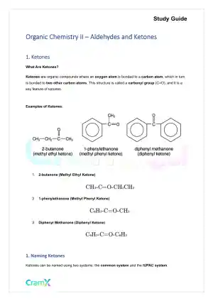 Organic Chemistry II - Aldehydes and Ketones