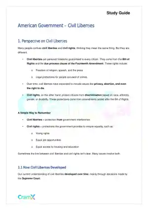 American Government - Civil Liberties