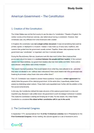 American Government - The Constitution