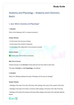 Anatomy and Physiology - Anatomy and Chemistry Basics