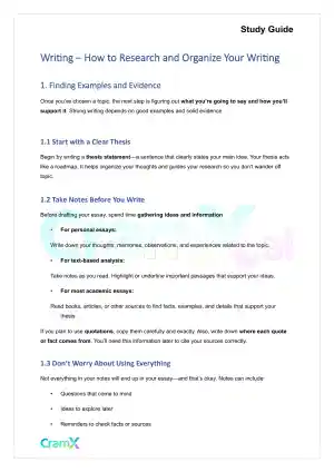 Writing - How to Research and Organize Your Writing