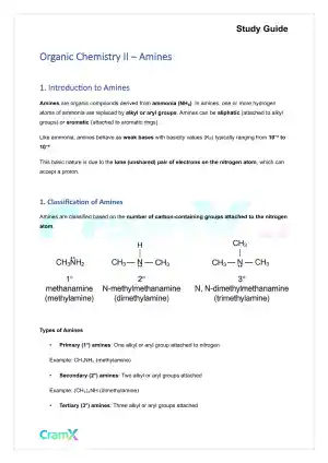 Organic Chemistry II - Amines
