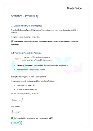 Statistics - Probability