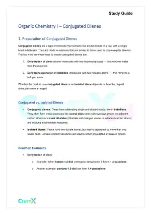 Organic Chemistry I - Conjugated Dienes