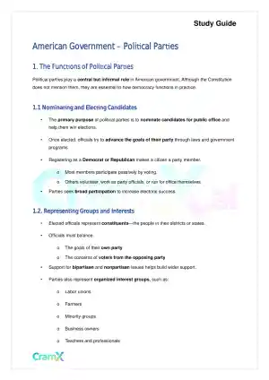 American Government - Political Parties