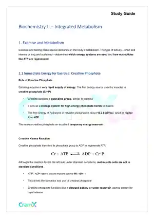Biochemistry-II - Integrated Metabolism