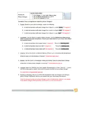 Understanding Phase Changes