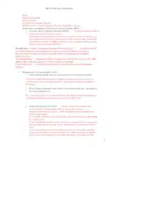 NR568 Final Exam Study Guide Week 5 to 8