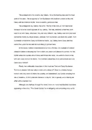 Great Gatsby Synthesis paper
