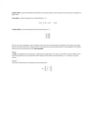Module 4 Matrices