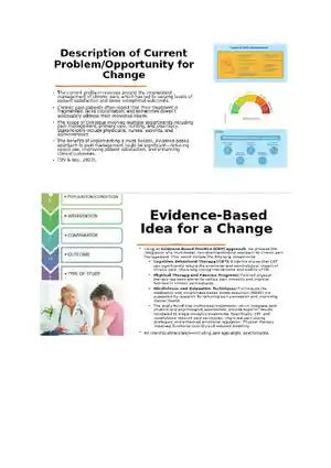Recommending an Evidence-Based Practice Change