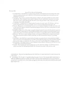 Cell Analogy Project Guidelines