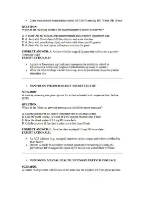 ATI RN Comprehensive Predictor 2025 with Critical 