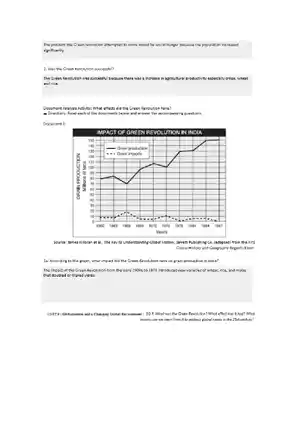 The Green Revolution Solving World Hunger through 