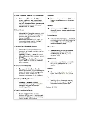 NURS 6501 GERD Concept Map