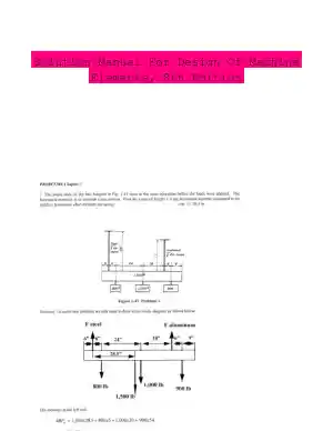 Solution Manual For Design Of Machine Elements, 8th Edition
