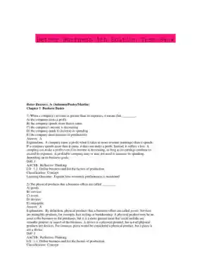 Better Business 5th Edition Test Bank