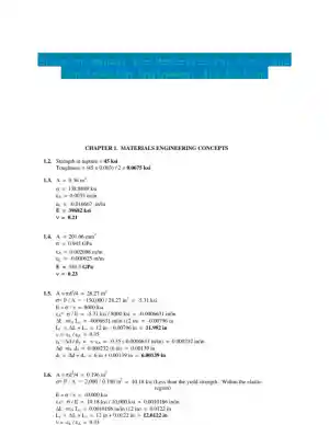 Solution Manual For Materials For Civil And Construction Engineers, 3rd Edition