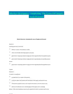 Market Dynamics: Analyzing The Laws Of Supply And Demand